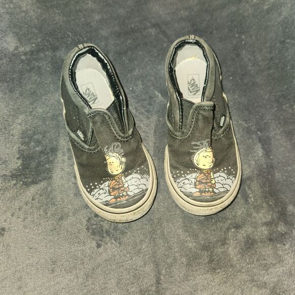 Vans Charlie Brown Peanuts Shoe Size 7 Toddler - Picture 1 of 7